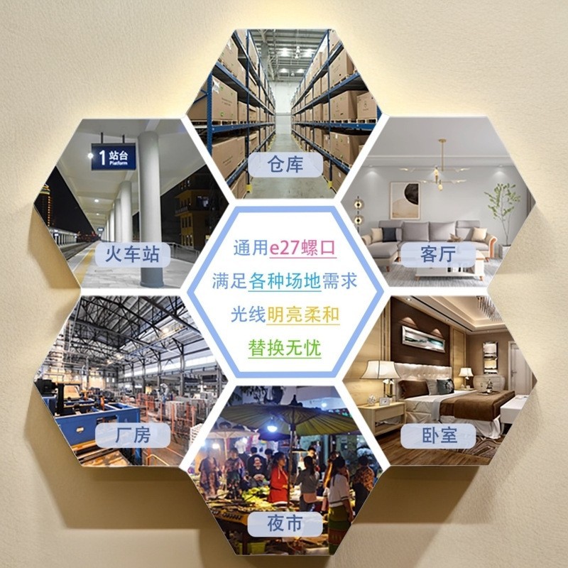 LED球泡灯实物图