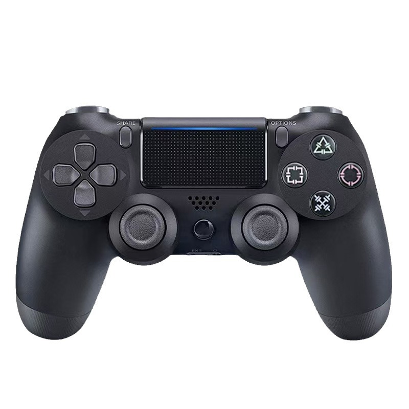 Fábrica personalizada P4 handle cross-border blast inalámbrico bluetooth gamepad PC pc six axis shaker con luz Item Picture