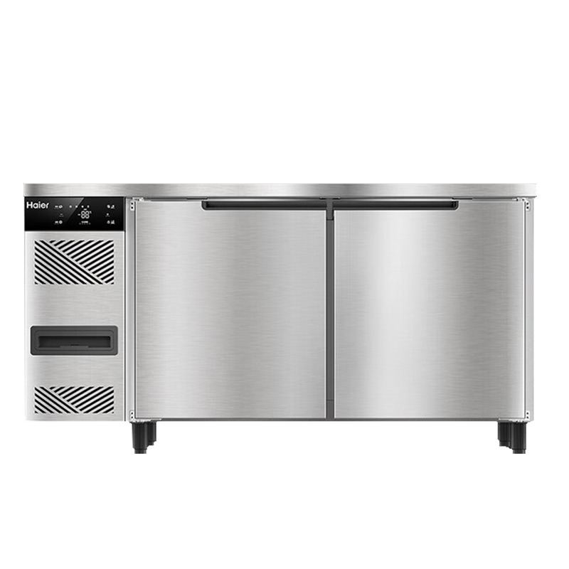 Wholesale of commercial stainless steel air-cooled frost-free kitchen preservation workbench equipment for Haier cold cabinets Item Picture
