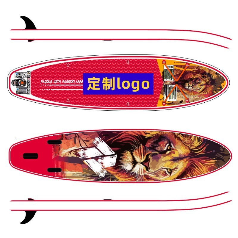 江苏博浪PVC拉丝布加宽充气冲浪板浆板厂家定制细节图