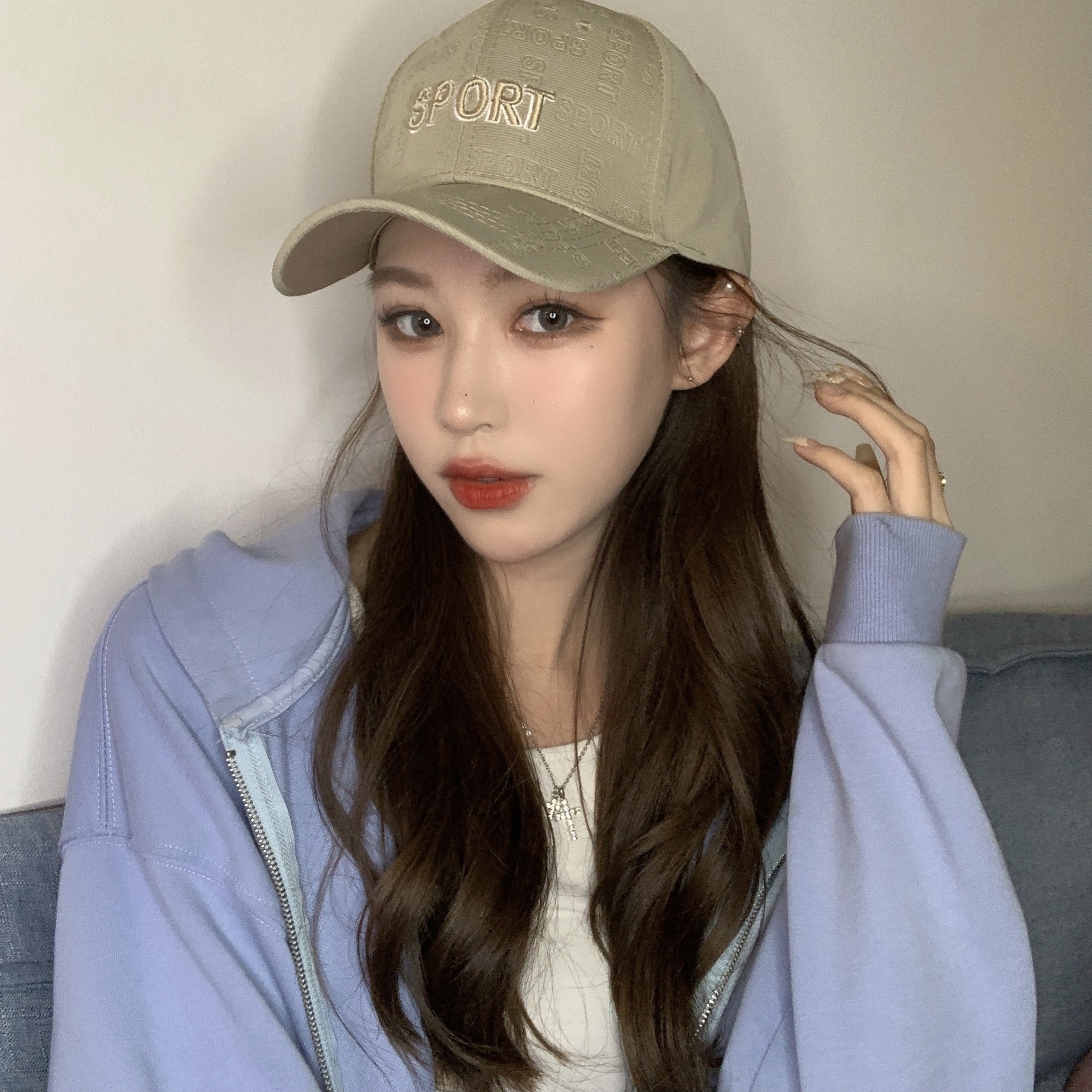 sport casual baseball cap, outdoor sports cap, men's and women's sun hat, spring and summer sun protection cap details Picture