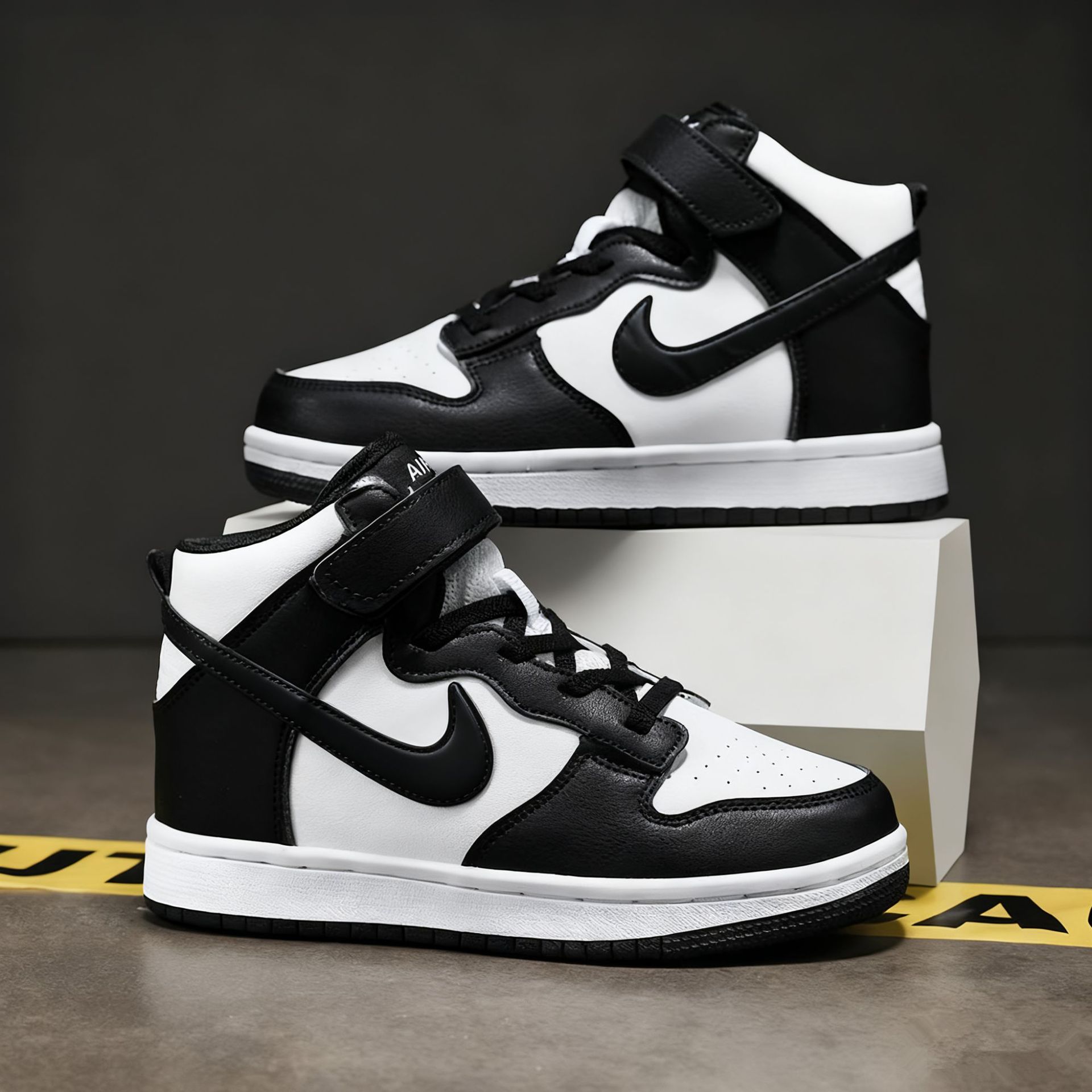 休闲高帮板鞋学生街舞鞋校鞋儿童跑步鞋