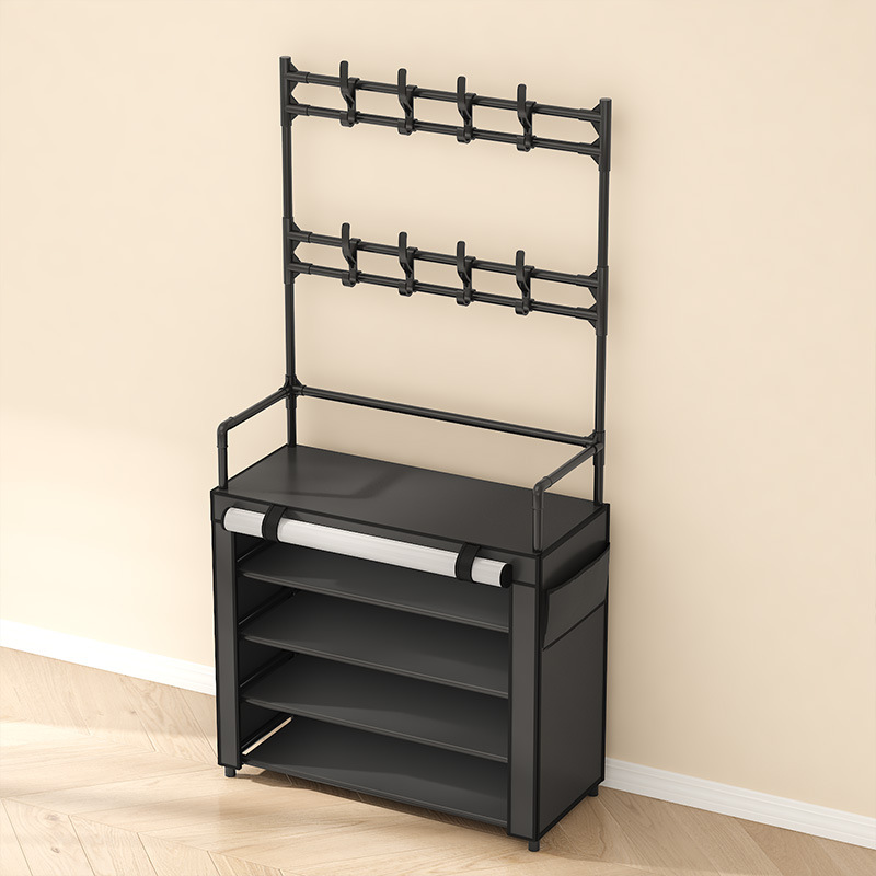 6604B Multi-layer shoe and hat rack, storage rack, shoe storage rack, dust-proof shoe rack details Picture