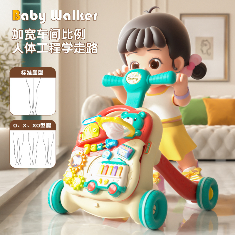 Best-selling baby walking stroller toy, anti-rollover multi-functional walking aid, children's sliding toy details Picture