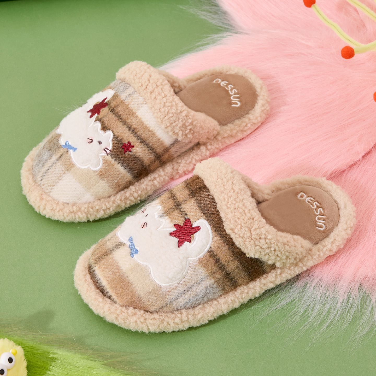 棉拖鞋/32码的棉拖鞋/毛拖鞋/毛脱鞋/棉拖鞋尾货产品图