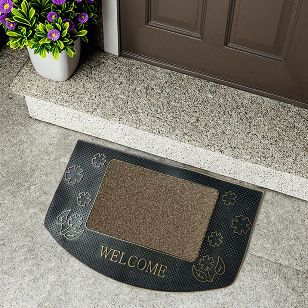 Rubber floor MATS, door MATS, entrance door carpets, anti-slip foot MATS, European, Chinese, Nordic style, wear-resistant and dirt-resistant carpets