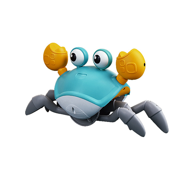 Electric sensor crab escape, baby can move, baby head-up practice toy, dancing, baby comfort tool that can't be caught Item Picture