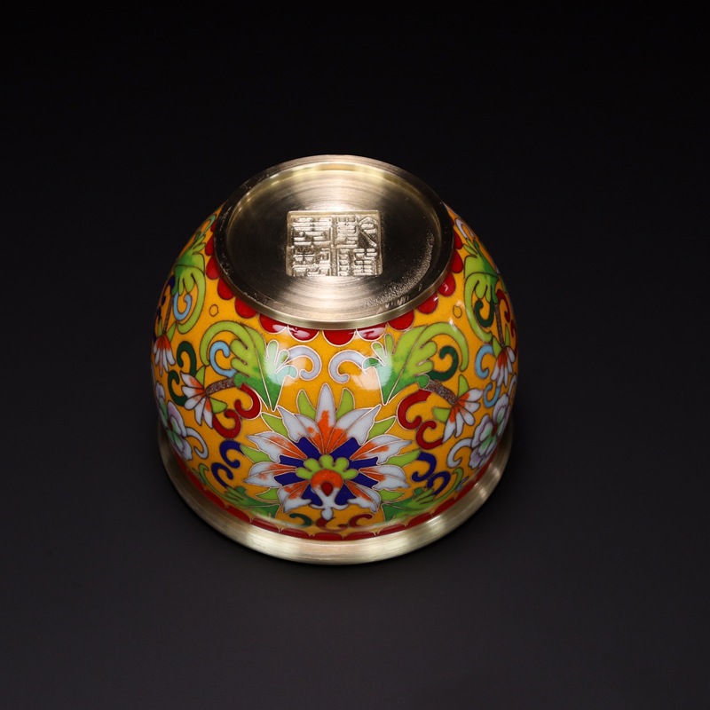 Beijing Cloisonne feng shui ornaments for attracting and gathering wealth - traditional cast copper cloisonne low-temperature enamel wrapped branch wealth VAT Application Scenario