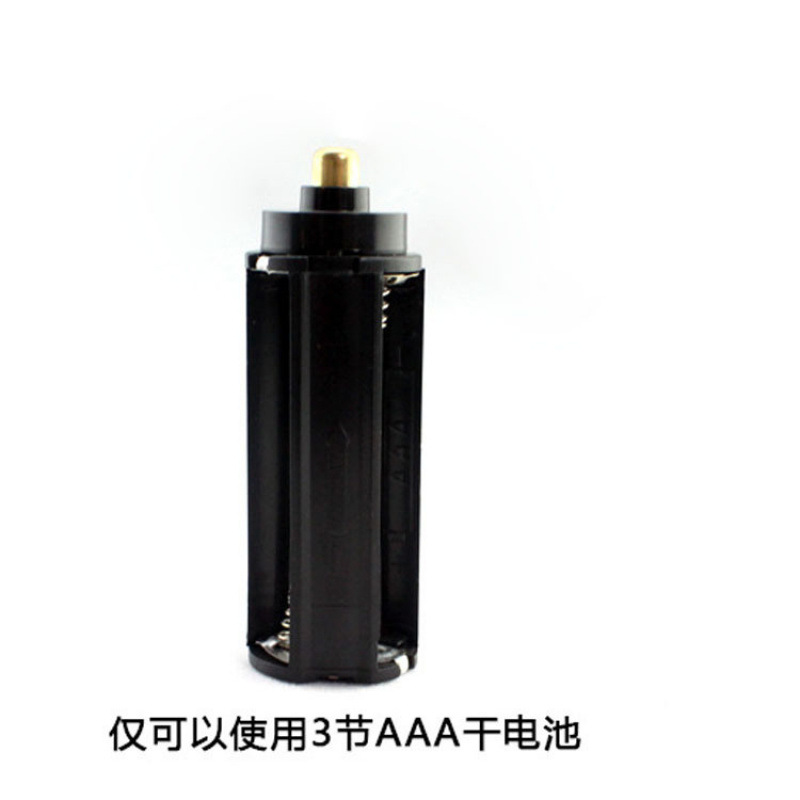工厂批发18650塑料电池架 3节7号 led强光手电筒k5电池架细节图