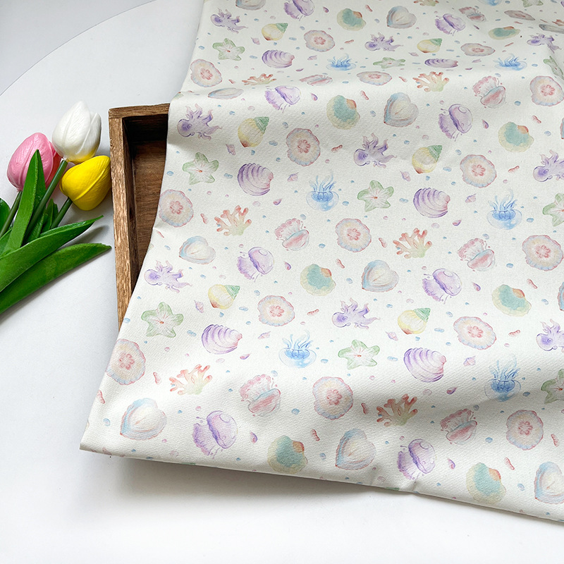 棉麻混纺实物图