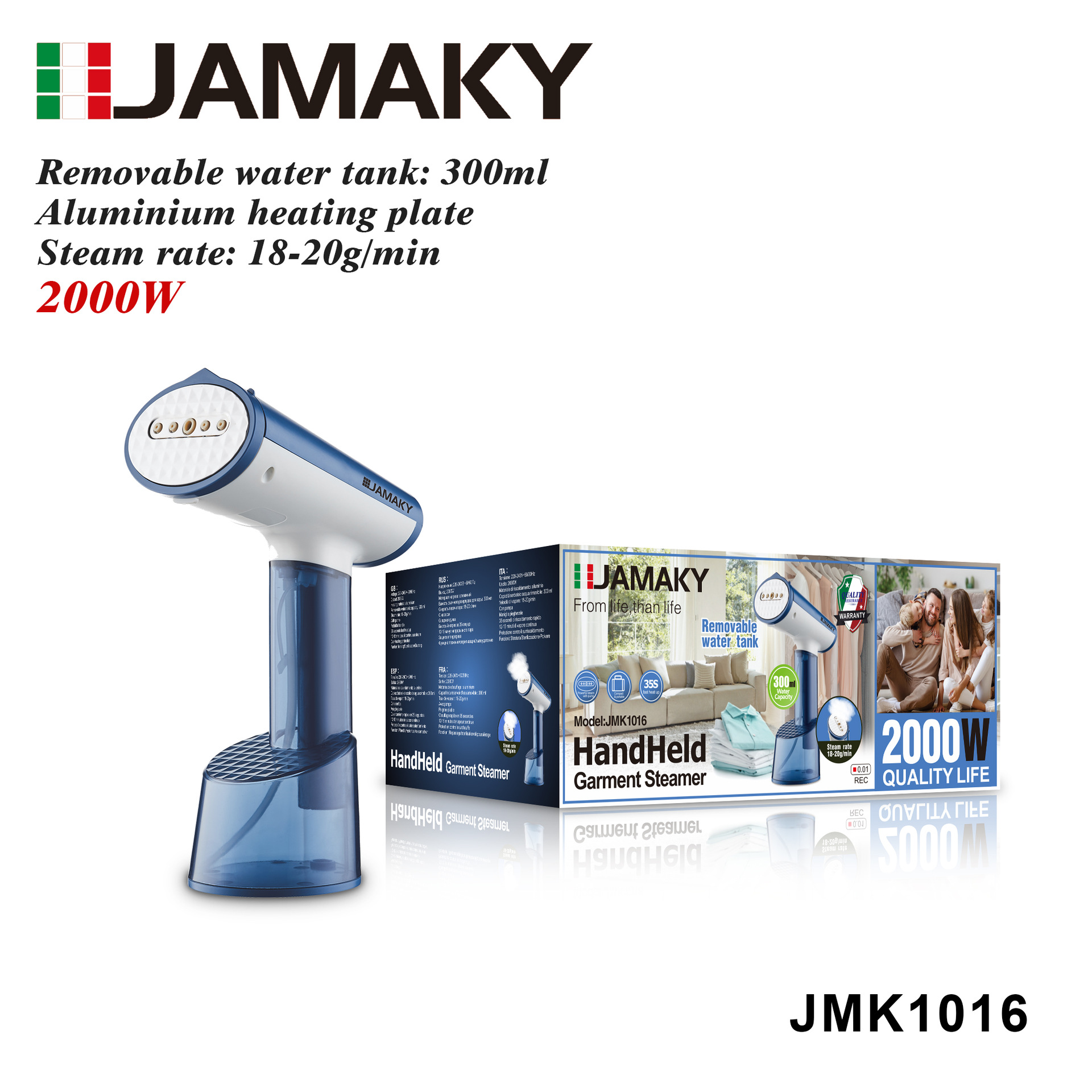 JAMAKY 小型家用迷你手持便携式旅行折叠式蒸汽挂烫机熨烫机电熨