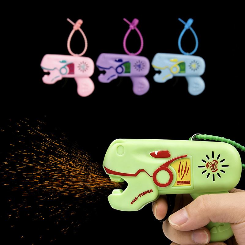 The green dinosaur-shaped water bullet gun, a children's toy gun, is suitable for boys' toy guns and water bullet shooting games