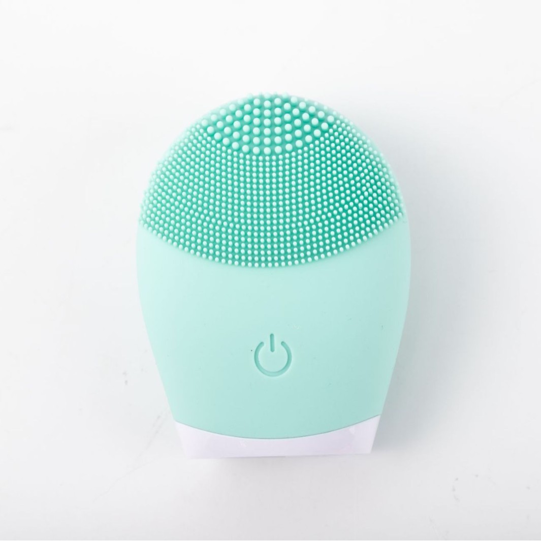 Electric Facial Cleansing Brush 洁面刷深层清洁白底实物图