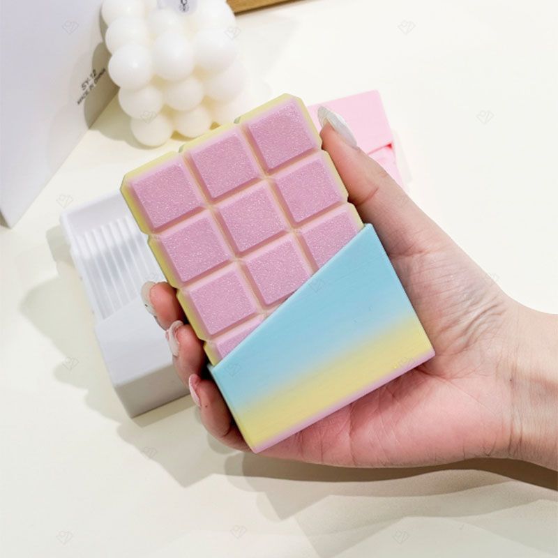 Best-selling 3d printed bean spatula chocolate bean building tool, cute and adorable cube bean building tool Application Scenario