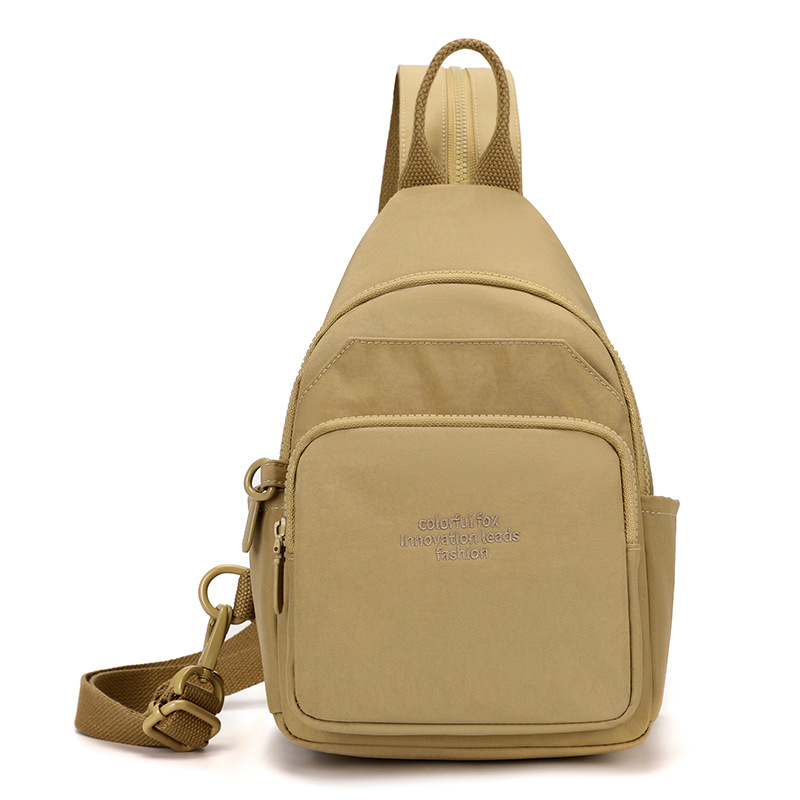 The new versatile nylon single-shoulder bag for women is a simple, casual and multi-functional backpack