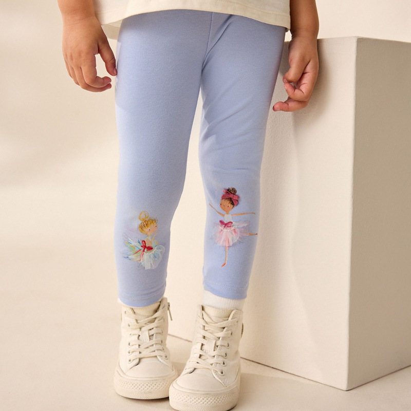 女童打底裤宝宝针织棉长裤子夏季棉质儿童装春秋薄款中小童外穿裤