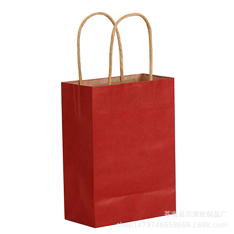 Specializing in the production of in-stock kraft paper bags, advertising color-printed hand-held clothing gift bags, and takeout paper bags. Bulk orders enjoy better prices Item Picture
