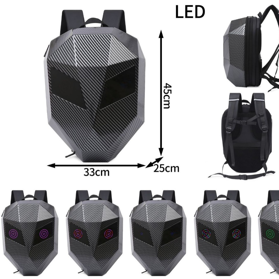 Motorcycle rear seat bag, rear bag, rider bag, helmet bag, motorcycle backpack, waterproof pedal, calf middle case details Picture