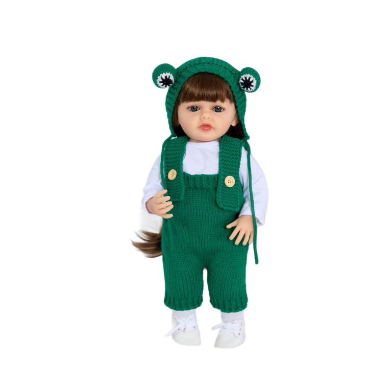 Reborn muñecas nuevo 55 cm simulación pelotas muñecas diálogo español muñecas juguetes comercio exterior venta caliente Item Picture