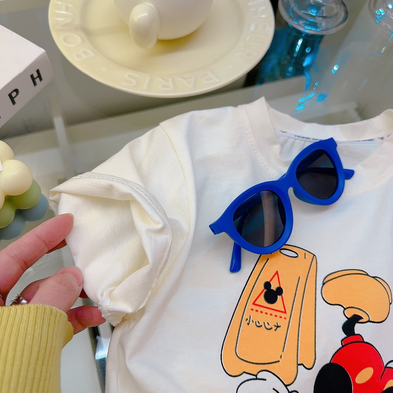 Niño set verano 2025 nuevo niño manga corta camiseta set niño dibujos animados dos piezas niño medio Application Scenario