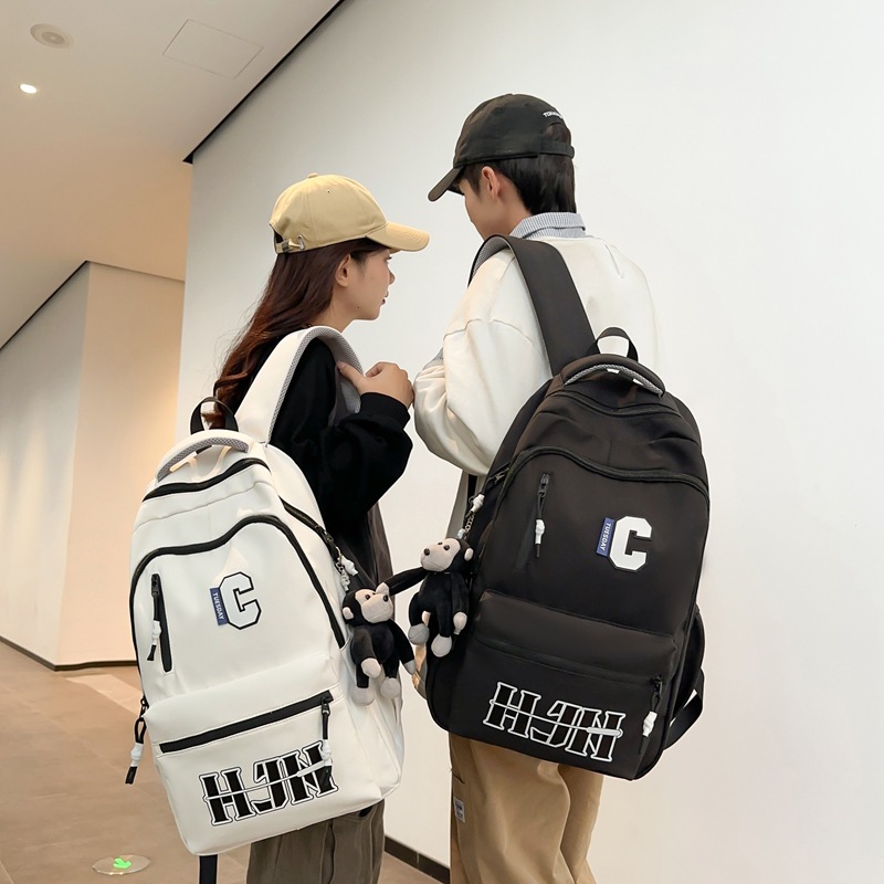 Mochila de moda para mujeres de gran capacidad mochila de computadora de viaje para hombres bolsa de ocio para estudiantes de secundaria y secundaria bolsa de escuela primaria