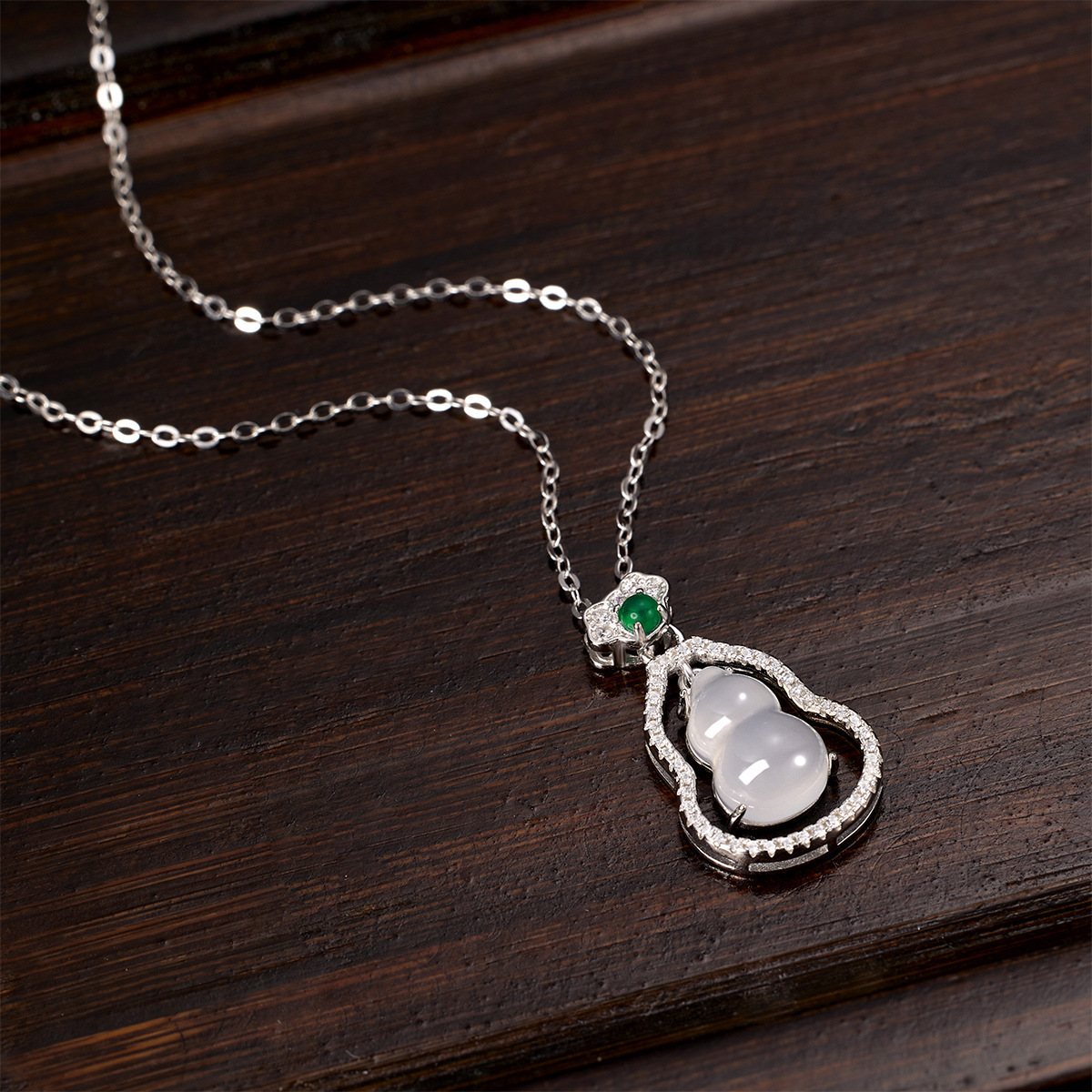 唐卡/羊角钉/金发晶/天然水晶石/玉石翡翠玉石细节图