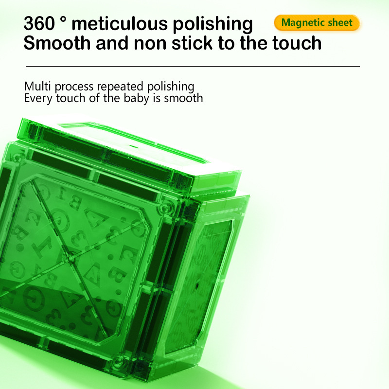 Cross-border best-selling children's magnetic sheet forest animal theme DIY building set factory direct sales details Picture