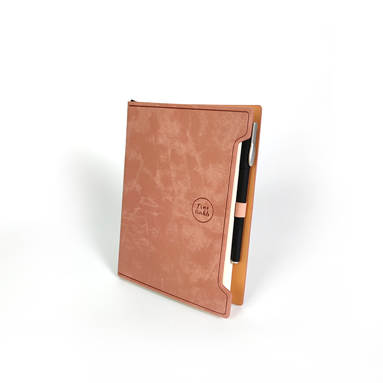 雅隆跨境高品质办公用品A5皮革复古成分笔记本细节图