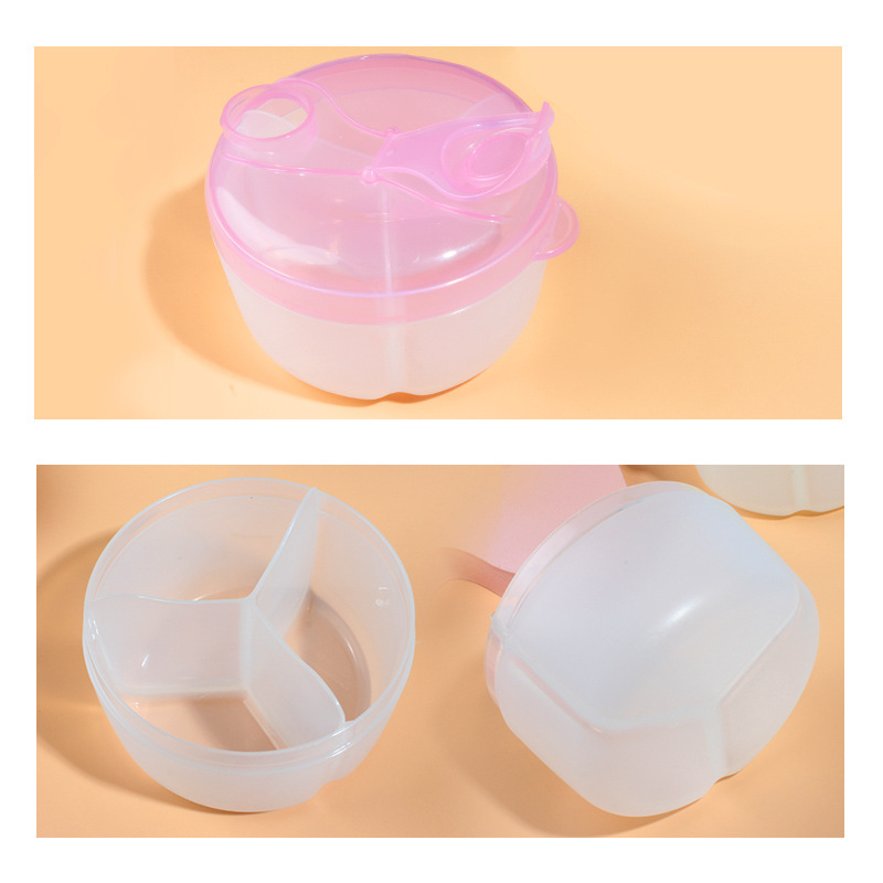 Portable rotating milk powder box 200ml portable leak-proof sealed milk powder can Specification image