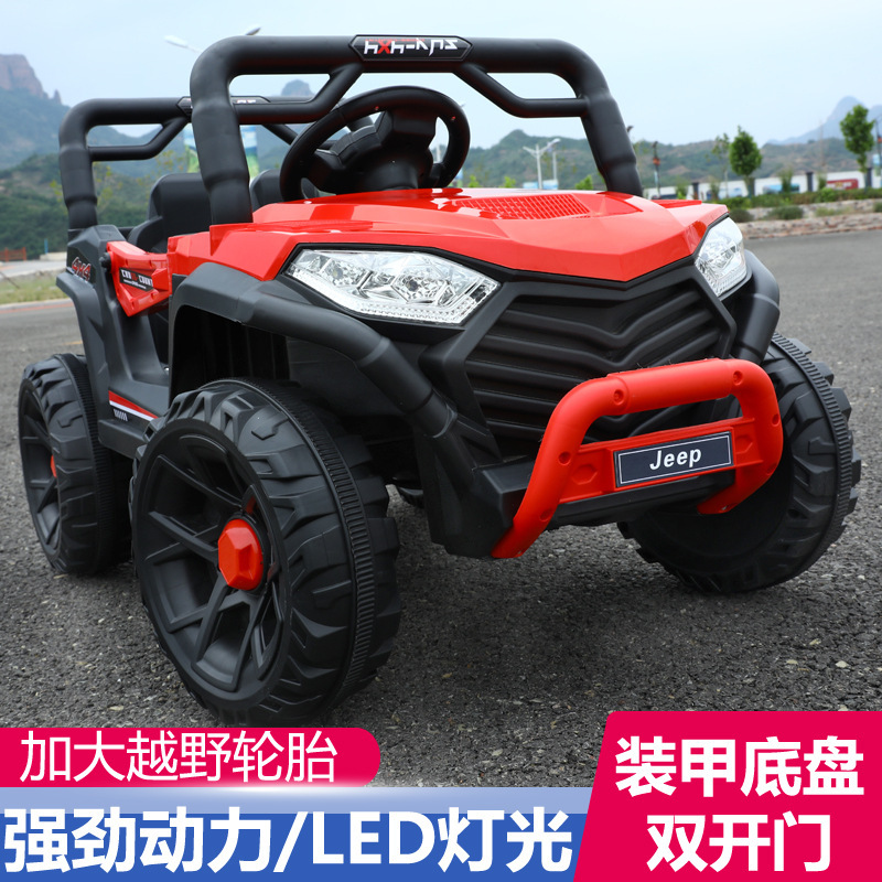儿童电动车小孩可坐大人双人越野车男女宝宝双座四驱遥控玩具汽车儿童电动车儿童电动汽车童车儿童儿童车