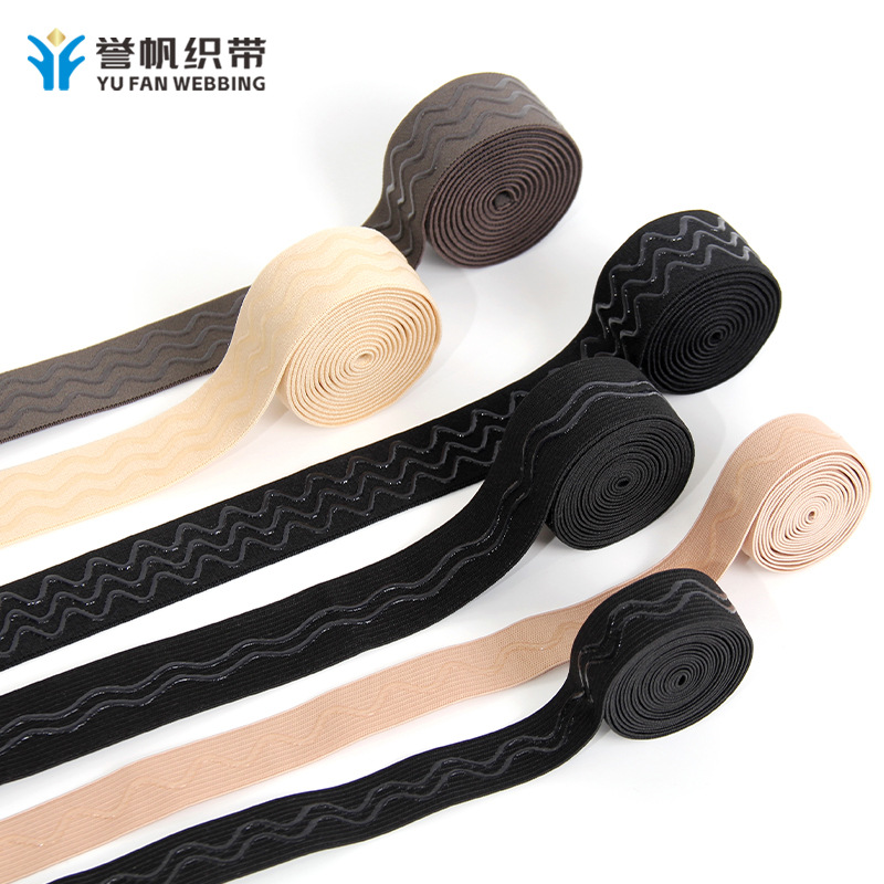 Multi-row curved rubber-coated elastic bands, wavy silicone four-sided anti-slip high-elastic nylon wigs, headwear, sweat belts and baby clothes Application Scenario