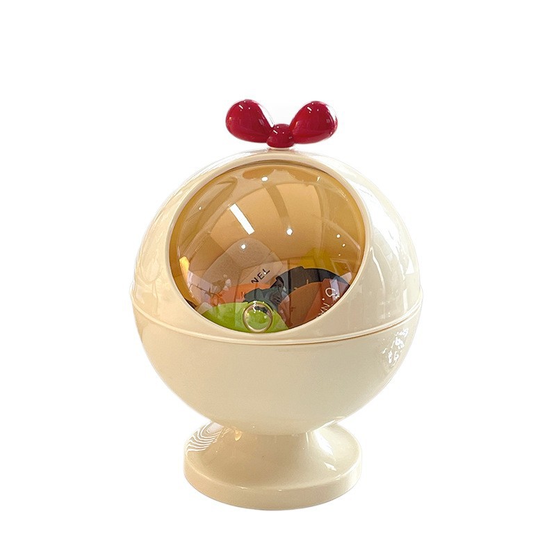 玻璃罐/玻璃罐子/密封罐易扣/塑料透明罐/竹盖高硼硅玻璃密封盒白底实物图