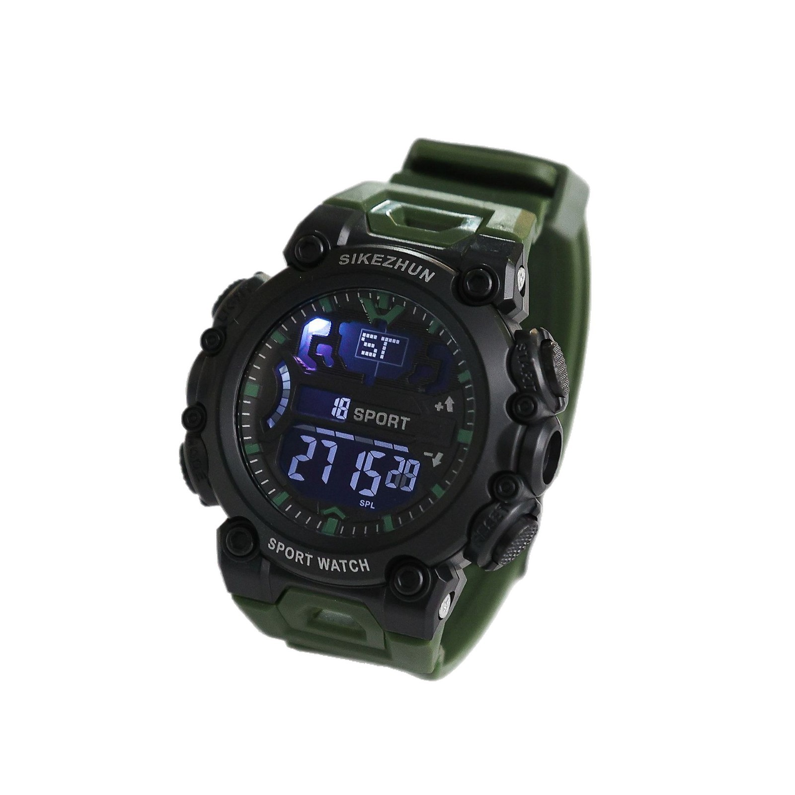 硅胶手环白底实物图