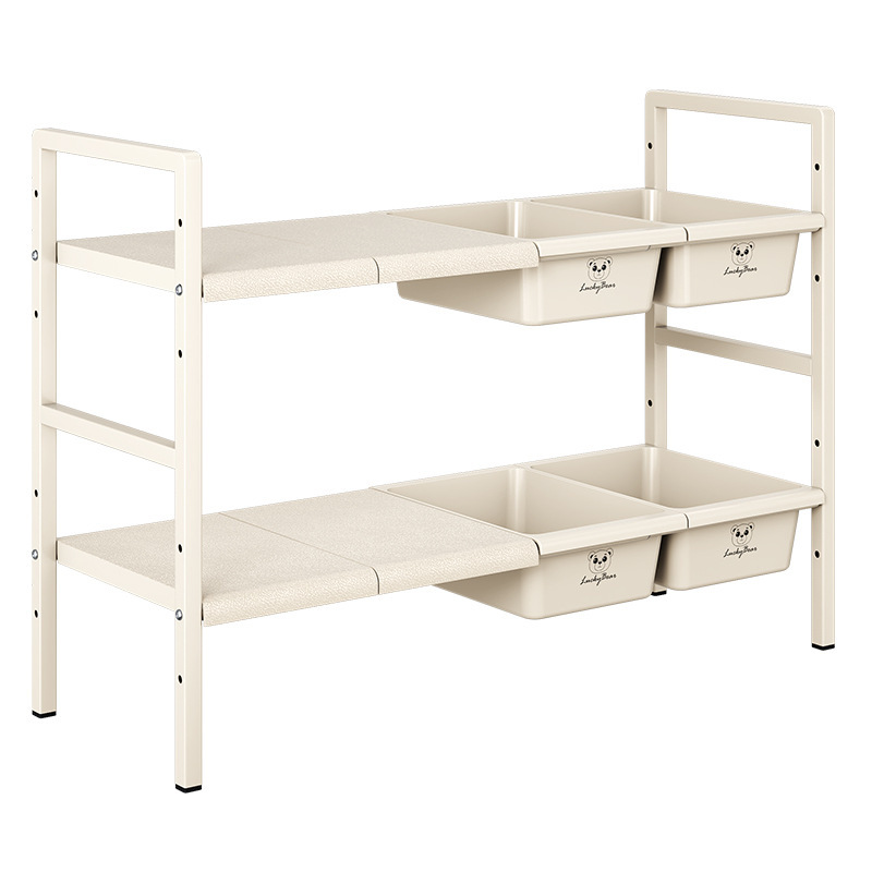 源头工厂厨房可伸缩下水槽置物架橱柜分层架储物架多功能收纳锅架详情图5