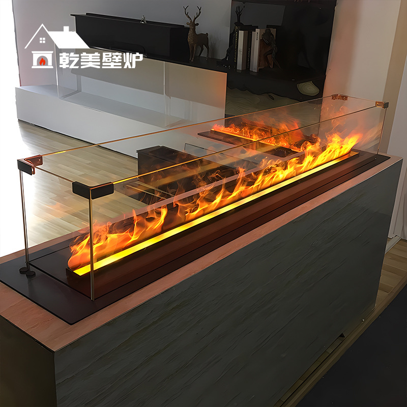 3d雾化壁炉智能客厅装饰用嵌入式美式欧式蒸汽加湿器取暖炉室内