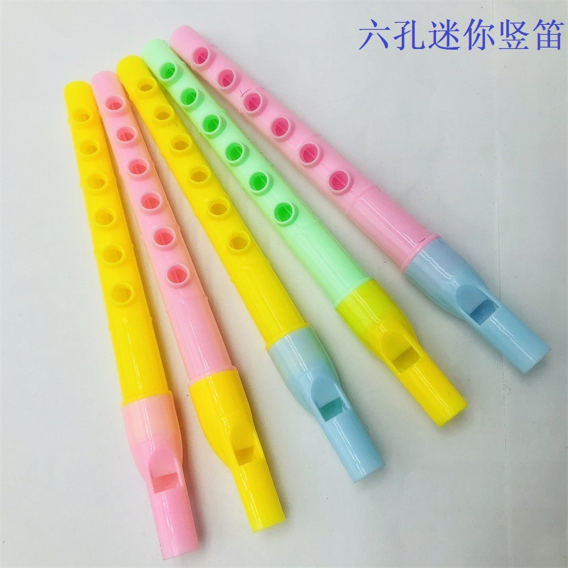 六孔迷你竖笛 塑料小笛子 创意宝宝乐器吹奏音乐玩具礼品厂家批发