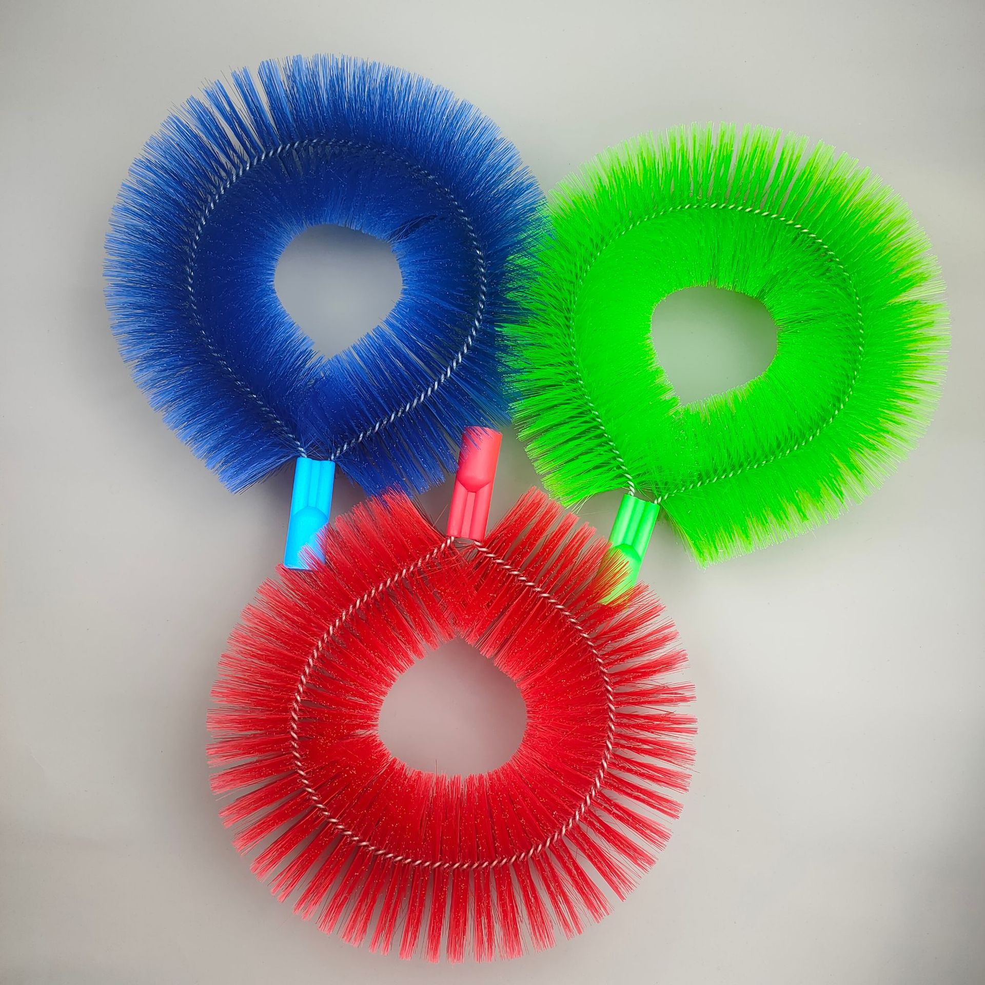 美梁工厂圆形清洁刷屋檐过滤刷清洁刷屋顶可伸缩清理刷清洁刷头                               