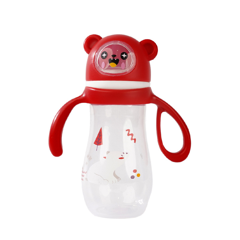 跨境专供 新生儿奶瓶一PP材质仿母乳防胀气母婴用品工厂直销白底实物图