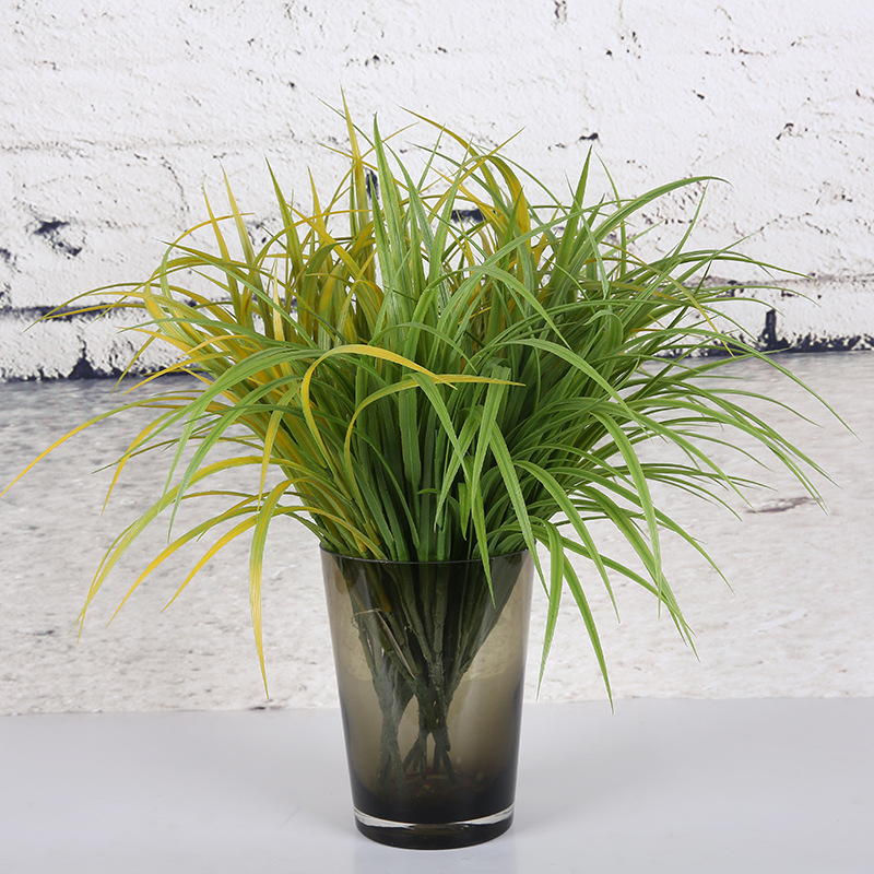 仿真植物壁挂仿真短五头朱朱草植物墙装饰挂篮藤条仿真花假花绿植