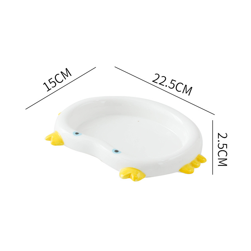 Cat bowl, ceramic pet bowl, cat food bowl, high appearance level, rice bowl, anti-knock cat drinking bowl, large-mouthed dog bowl, food bowl Specification image
