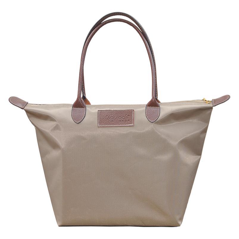Oxford cloth large-capacity simple commuting bag, waterproof cloth bag, women's single-shoulder bag, lightweight dumpling bag, nylon bag, large bag Item Picture