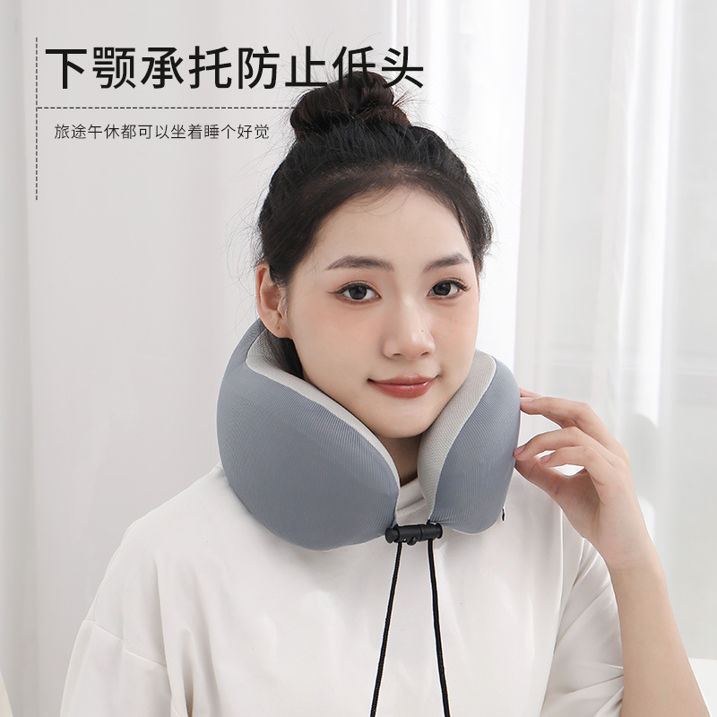 New U-shaped pillow, neck support pillow, memory foam neck support pillow, office nap pillow, travel portable pillow