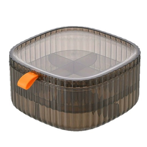 High appearance level transparent jewelry storage box, stud earrings, necklaces, bracelets, rings, multi-style and multi-layer portable box Item Picture