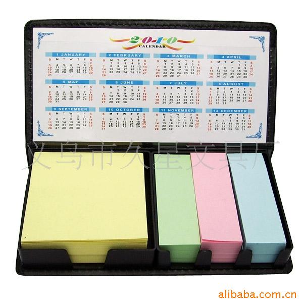 【 Factory Supply 】 Leather boxes, note-taking notes, sticky notes, imitation PU note boxes, high-end leather boxes with logo advertisements details Picture