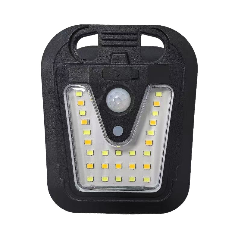Solar outdoor clip lights, solar street lights, solar panels, garden lights, fire safety indicator lights Item Picture