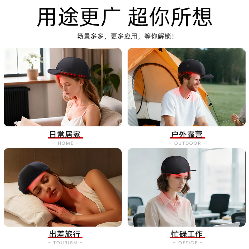 shanilak Cross-border Red Light Hair Care Cap: Oil Control, hair follicle Care, Hair growth, Dense hair development and healthy hair care cap Specification image
