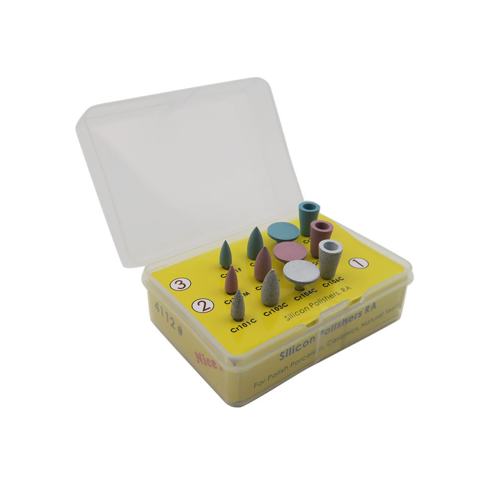Cross-border exclusive dental polishing set, including dental silicon polishing machine, dental polishing drill set and polishing tools details Picture