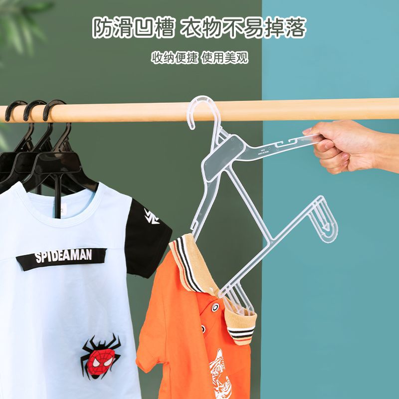 Baby clothes hangers, wholesale baby household clothes hangers, children's clothes hangers, plastic suits, trouser clips, Amazon newborn clothes racks Application Scenario