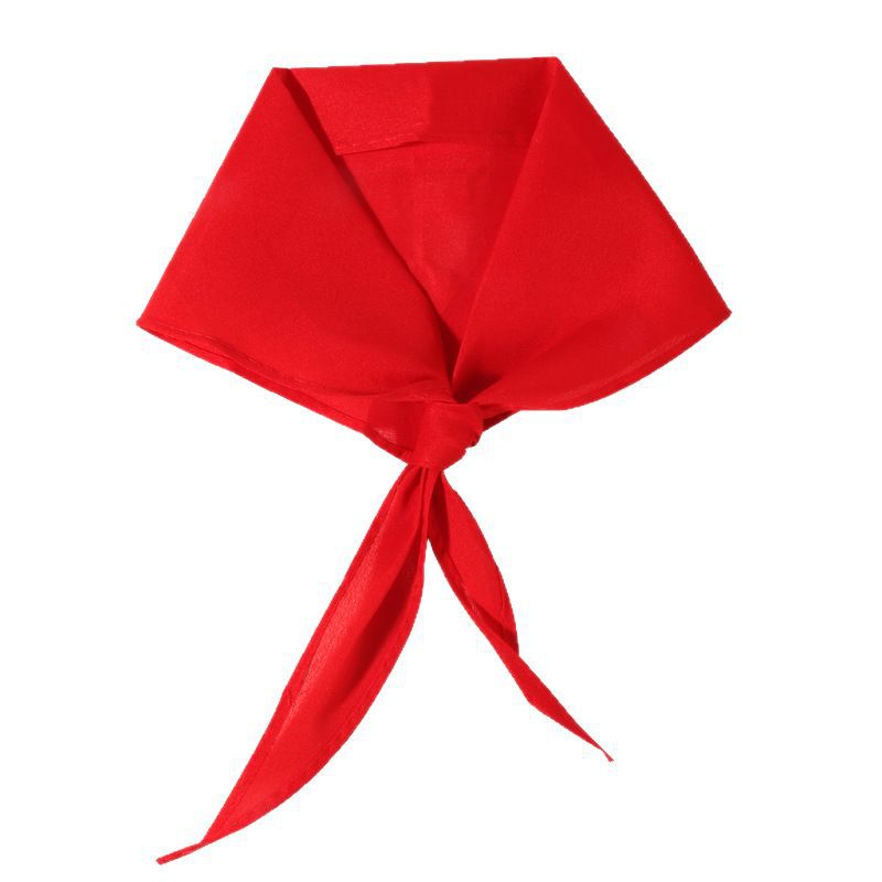 红领巾批发1.2米棉布大号小学生儿童通用1m国标准红领巾小号热卖白底实物图