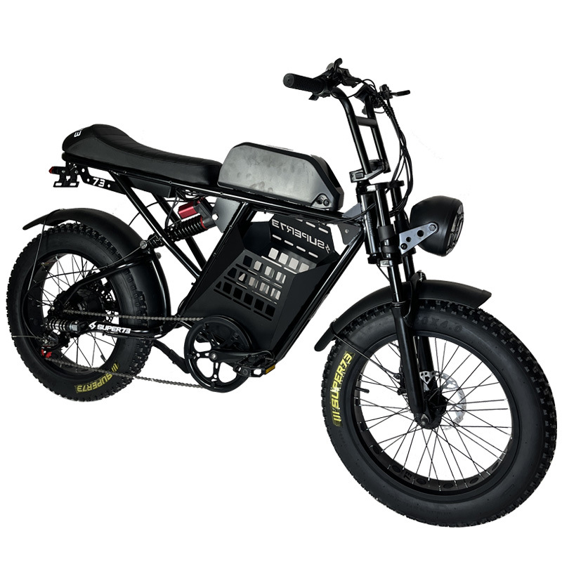 Factory direct sales of fat tire snow-assisted bicycles, mountain bikes, lithium battery variable-speed multi-functional electric vehicles Item Picture